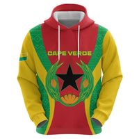 Personalised Cape Verde Zip Hoodie National Flag Of Cape Verde 1975-1992 - Wonder Print Shop