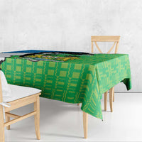Personalised Sierra Leone Tablecloth Chimpanzee With Coat Of Arms - Wonder Print Shop