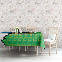 Personalised Sierra Leone Tablecloth Chimpanzee With Coat Of Arms - Wonder Print Shop