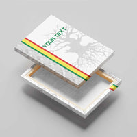 Custom Senegal Football Canvas Wall Art Road To Champions