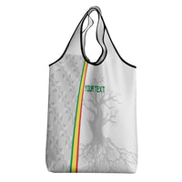 Custom Senegal Football Grocery Bag Road To Champions