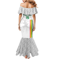 Custom Senegal Football Mermaid Dress Road To Champions