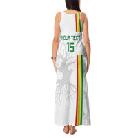 Custom Senegal Football Tank Maxi Dress Road To Champions