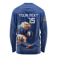 Namibia Rugby Custom Long Sleeve Shirt Go Welwitschias