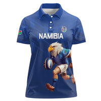 Namibia Rugby Custom Women Polo Shirt Go Welwitschias