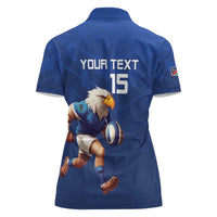 Namibia Rugby Custom Women Polo Shirt Go Welwitschias