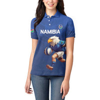 Namibia Rugby Custom Women Polo Shirt Go Welwitschias