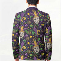 Mardi Gras Carnival Night Blazer Jester Mask Fantasy