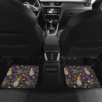 Mardi Gras Carnival Night Car Mats Jester Mask Fantasy