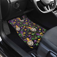 Mardi Gras Carnival Night Car Mats Jester Mask Fantasy