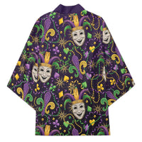 Mardi Gras Carnival Night Kimono Jester Mask Fantasy