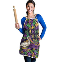 Mardi Gras Pelican Apron Let the Good Times Roll