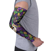 Mardi Gras Pelican Arm Sleeves Let the Good Times Roll