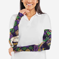 Mardi Gras Pelican Arm Sleeves Let the Good Times Roll