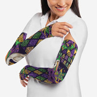 Mardi Gras Pelican Arm Sleeves Let the Good Times Roll