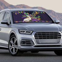 Mardi Gras Pelican Auto Sun Shade Let the Good Times Roll