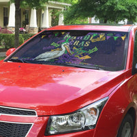 Mardi Gras Pelican Auto Sun Shade Let the Good Times Roll