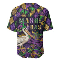 Mardi Gras Pelican Baseball Jersey Let the Good Times Roll