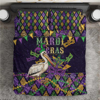 Mardi Gras Pelican Bedding Set Let the Good Times Roll