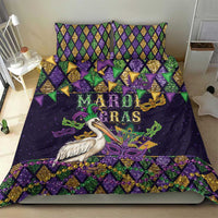 Mardi Gras Pelican Bedding Set Let the Good Times Roll