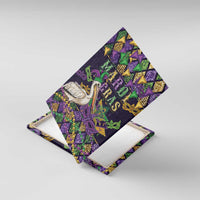 Mardi Gras Pelican Canvas Wall Art Let the Good Times Roll