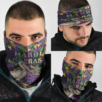 Mardi Gras Pelican Neck Gaiter Let the Good Times Roll