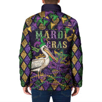 Mardi Gras Pelican Padded Jacket Let the Good Times Roll
