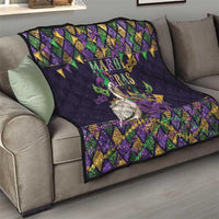 Mardi Gras Pelican Quilt Let the Good Times Roll