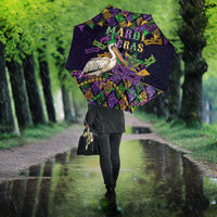 Mardi Gras Pelican Umbrella Let the Good Times Roll