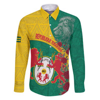 Personalised Republique Togolaise Family Matching Tank Maxi Dress and Hawaiian Shirt Lion Coat Of Arms