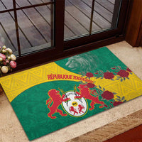 Republique Togolaise Rubber Doormat Lion Coat Of Arms