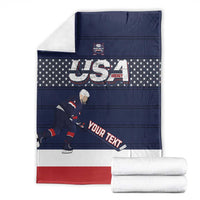 Custom USA Ice Hockey Blanket Go Champions