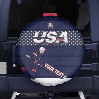 Custom USA Ice Hockey Spare Tire Cover Go Champions