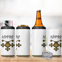Ethiopia Saba Kemis 4 in 1 Can Cooler Tumbler Habesha Style