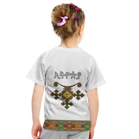 Ethiopia Saba Kemis Kid T Shirt Habesha Style LT15