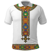 Ethiopia Saba Kemis Polo Shirt Habesha Style LT15