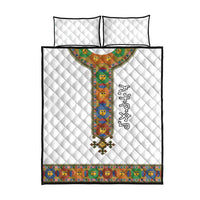 Ethiopia Saba Kemis Quilt Bed Set Habesha Style