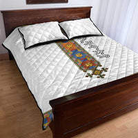 Ethiopia Saba Kemis Quilt Bed Set Habesha Style