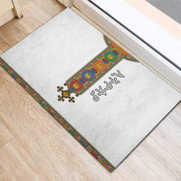 Ethiopia Saba Kemis Rubber Doormat Habesha Style