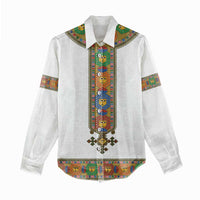 Ethiopia Saba Kemis Women Casual Shirt Habesha Style LT15