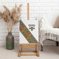 Ethiopia Saba Kemis Canvas Wall Art Sash Style
