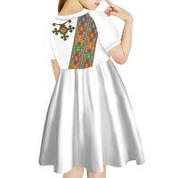 Ethiopia Saba Kemis Kid Short Sleeve Dress Sash Style