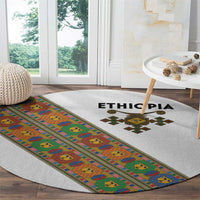 Ethiopia Saba Kemis Round Carpet Sash Style