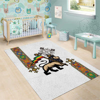 Ethiopia Saba Kemis Area Rug Ethiopian Cross Lion Of Judah