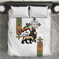 Ethiopia Saba Kemis Bedding Set Ethiopian Cross Lion Of Judah