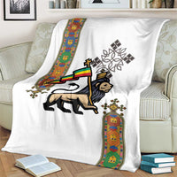 Ethiopia Saba Kemis Blanket Ethiopian Cross Lion Of Judah