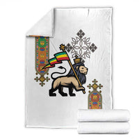Ethiopia Saba Kemis Blanket Ethiopian Cross Lion Of Judah