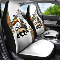 Ethiopia Saba Kemis Car Seat Cover Ethiopian Cross Lion Of Judah