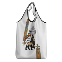 Ethiopia Saba Kemis Grocery Bag Ethiopian Cross Lion Of Judah