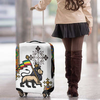 Ethiopia Saba Kemis Luggage Cover Ethiopian Cross Lion Of Judah